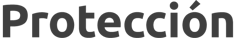 proteccion logo gris