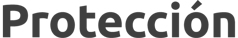proteccion logo gris