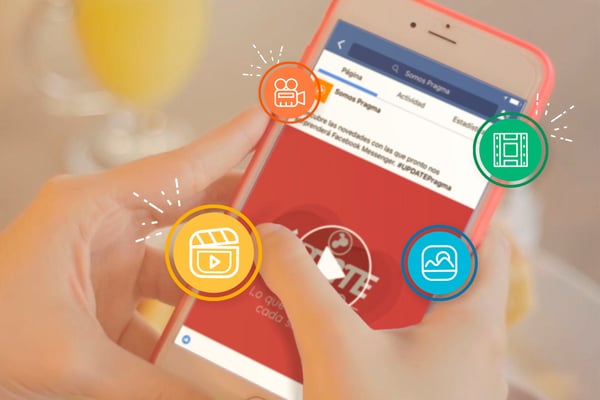 El video para los productos online