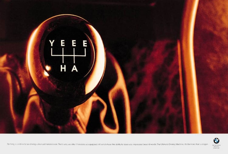 onomatopeya y creatividad publicidad BMW