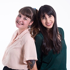 Viviana Montoya y Sara Botero